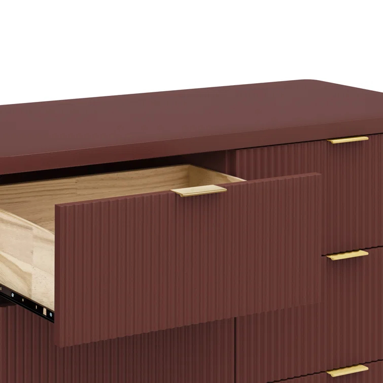 Brimsley Tambour 6 - Drawer Assembled Dresser