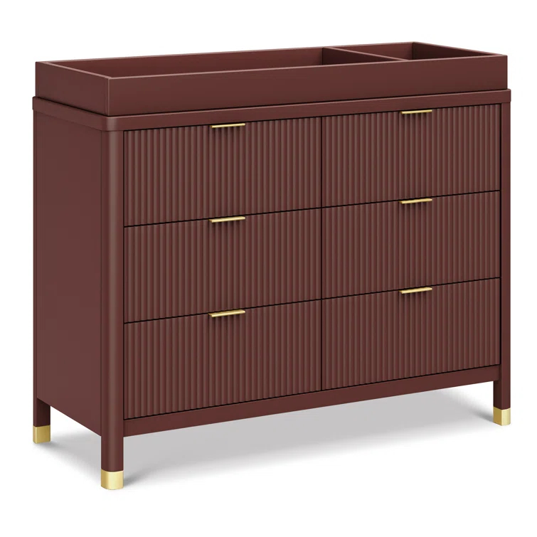 Brimsley Tambour 6 - Drawer Assembled Dresser