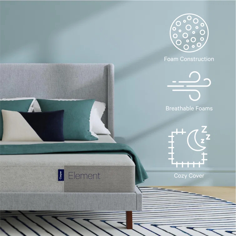 Casper Sleep Element 10" Medium Firm Memory Foam Mattress