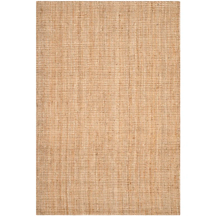 Gracie Oaks Hanne Jute Area Rug for Dining Room Living Room, Natural
