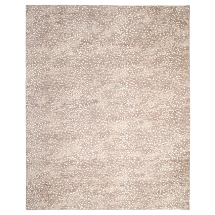 Farah Hand-Knotted Wool Rug - Brown / 8' x 10'