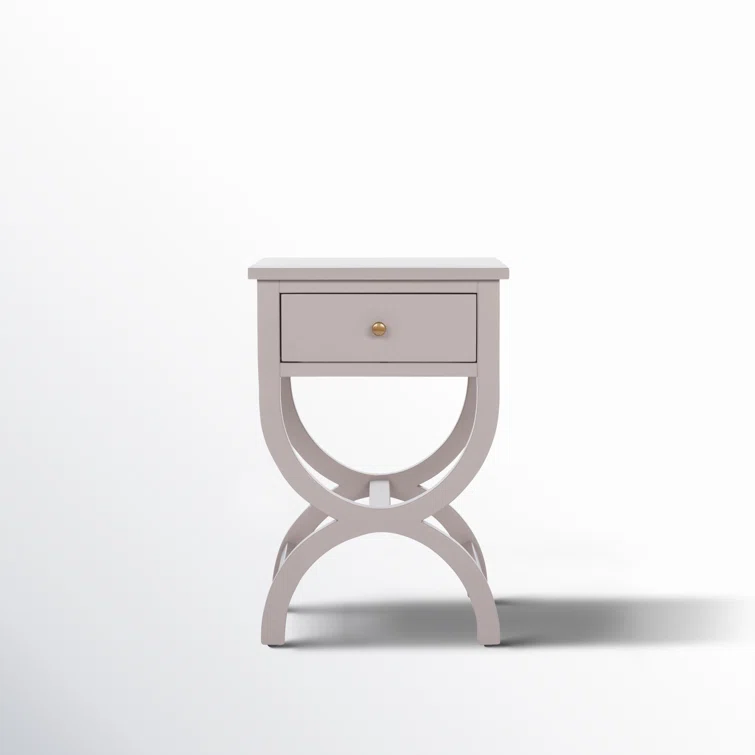 Floris End Table With Storage