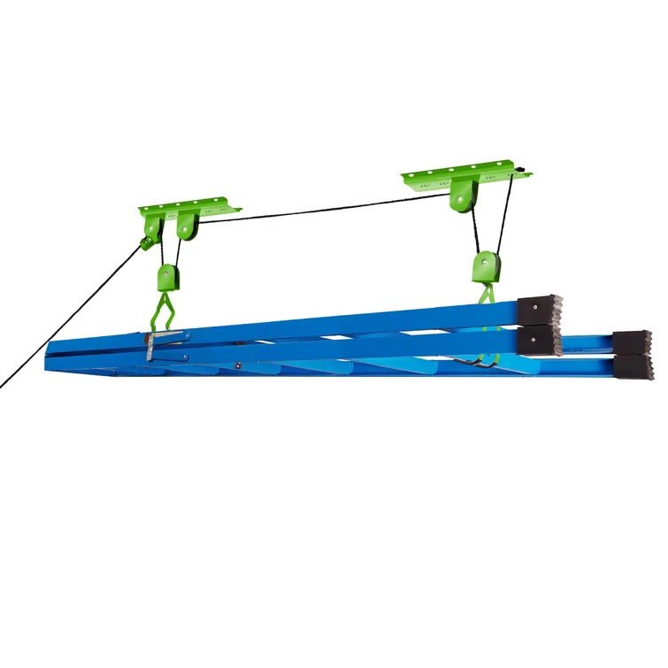 Rad Sportz Bike Hanger Set - Overhead Pulley System - Garage, 100lb Capacity - Bicycles, Ladders