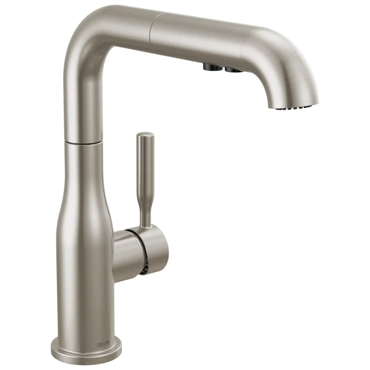 Almari Pull-Out Sprayer Kitchen Faucet, Single Handle Kitchen Sink Faucet