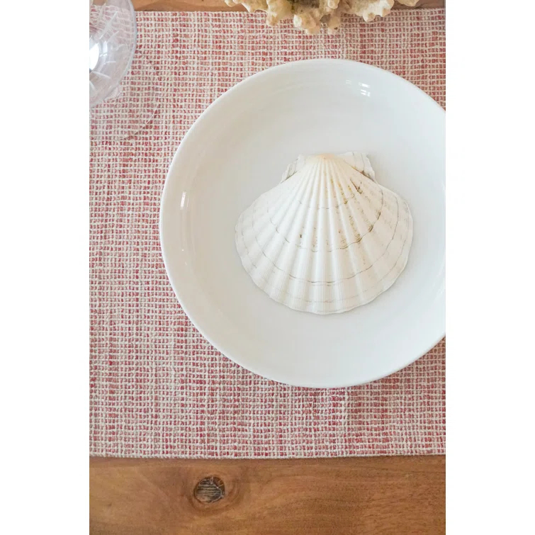 Anaya Desert Red Wrinkle Resistant Indoor Outdoor Table Runner
