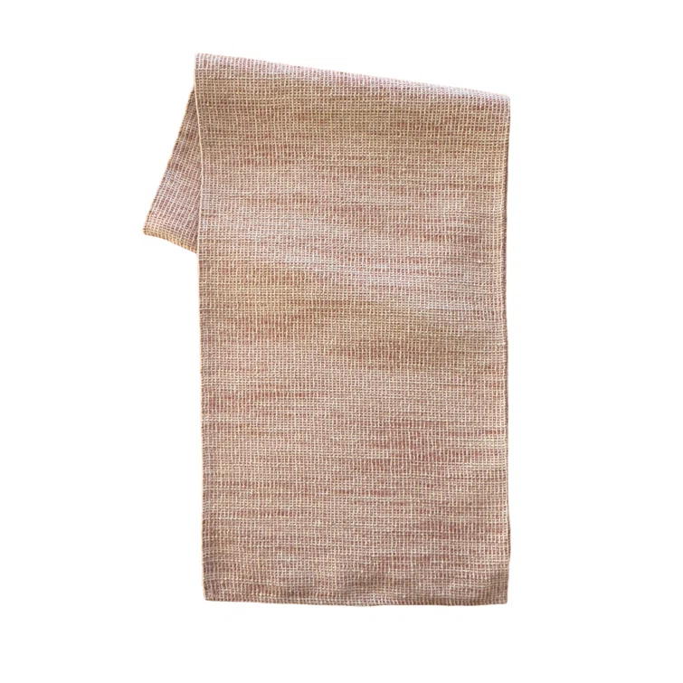 Anaya Desert Red Wrinkle Resistant Indoor Outdoor Table Runner