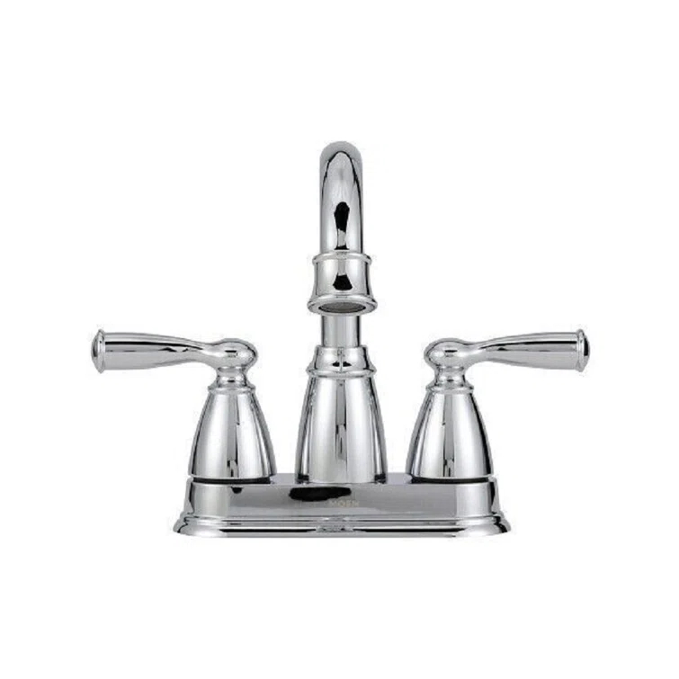 Moen Banbury 4-in Centerset 2-Handle Bathroom Faucet in Chrome