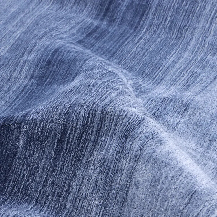 Rafael Hand-Crafted Blue Ombre Wool 8' x 10' Area Rug