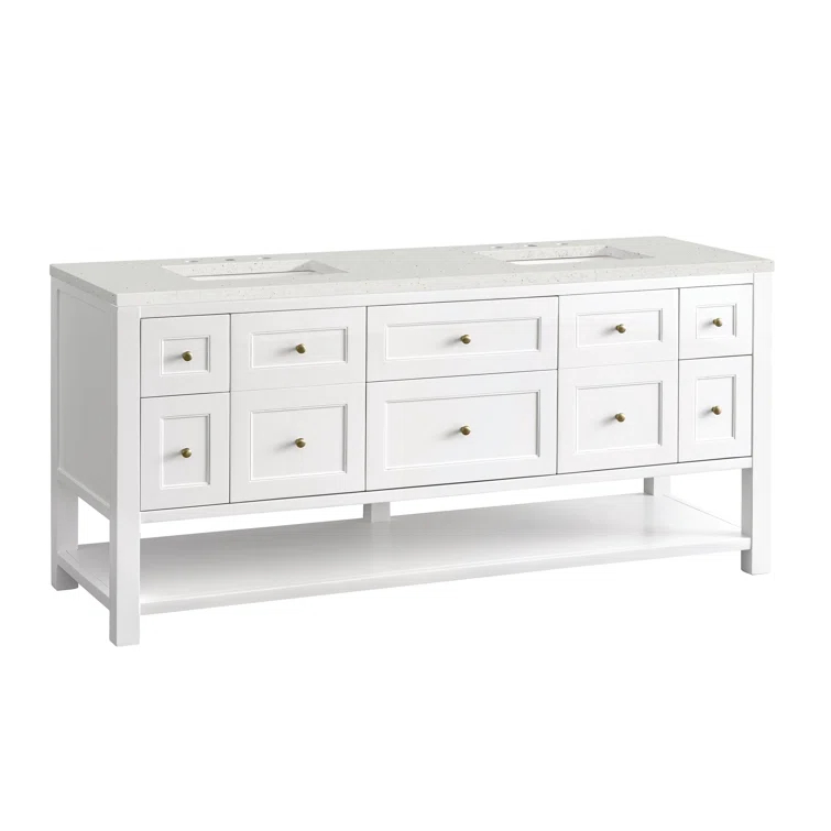 Breckenridge 72" Double Bathroom Vanity Set