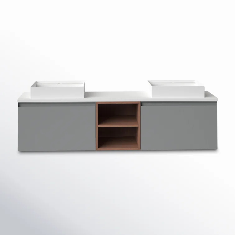 Shelley 72.05'' Double Bathroom Vanity