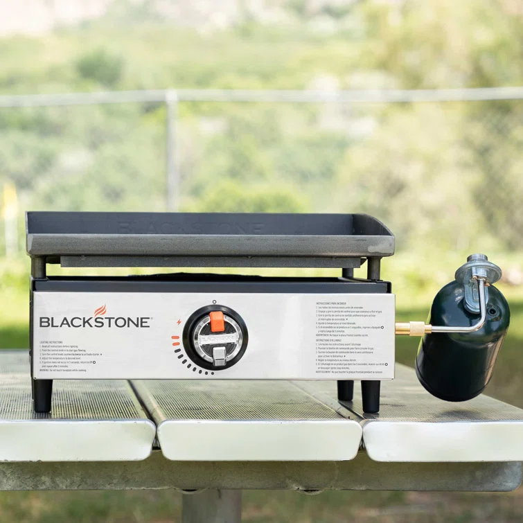 Blackstone 12000 BTU Single Burner 17" Tabletop Propane Griddle