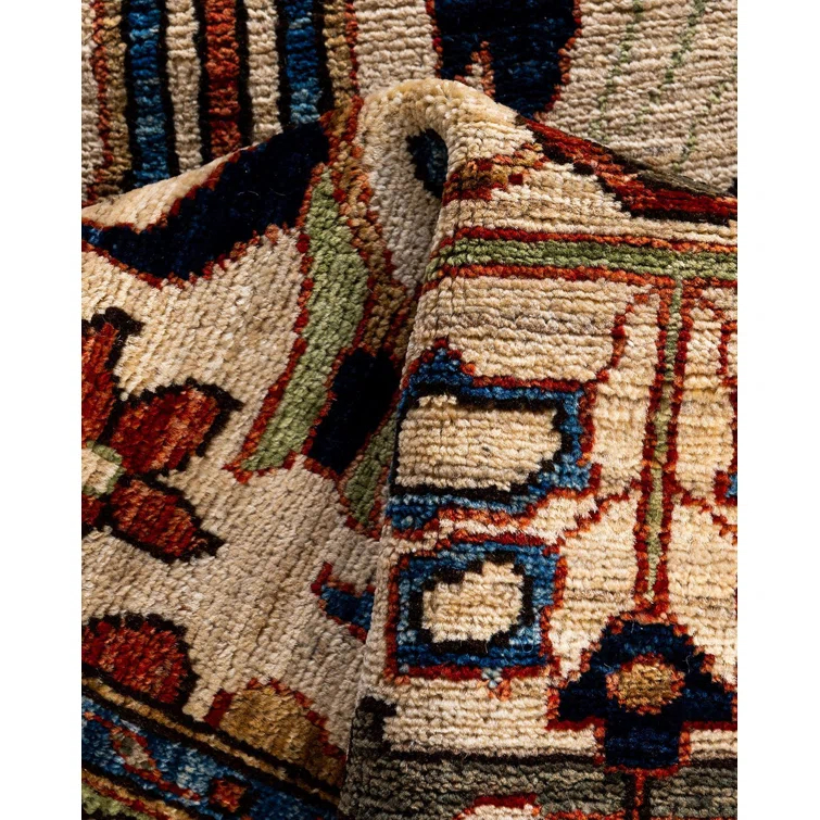 Serapi One-of-a-Kind 2' 9" X 11' 7" Hand Knotted Area Rug