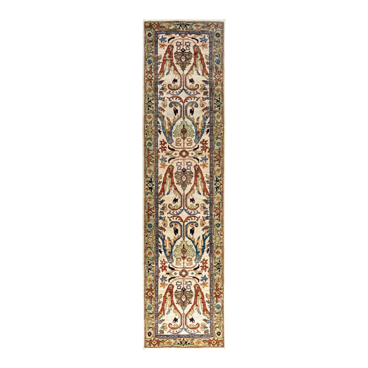 Serapi One-of-a-Kind 2' 9" X 11' 7" Hand Knotted Area Rug