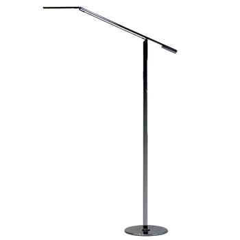 Koncept Technologies Inc Equo 56.75'' Chrome LED Task Floor Lamp