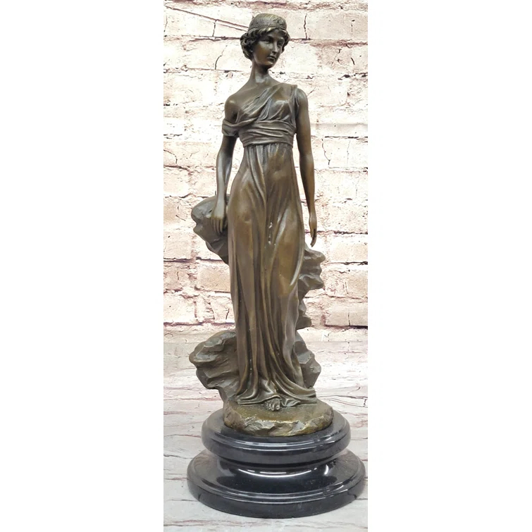 Bloomsbury Market Athena Greek Goddess Mythological Figure Bronze Sculpture Original Art By Milo