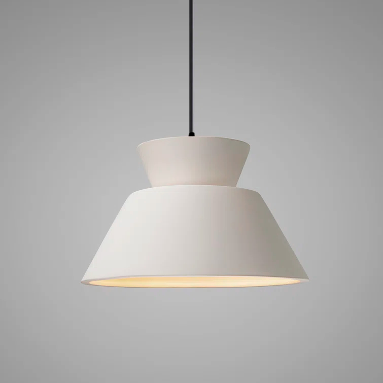 Logan Single Light Ceramic Dimmable Pendant