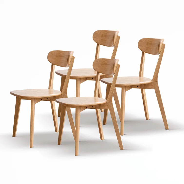 Corrigan Studio® Solid Wood Dining Chair (Set of 4)