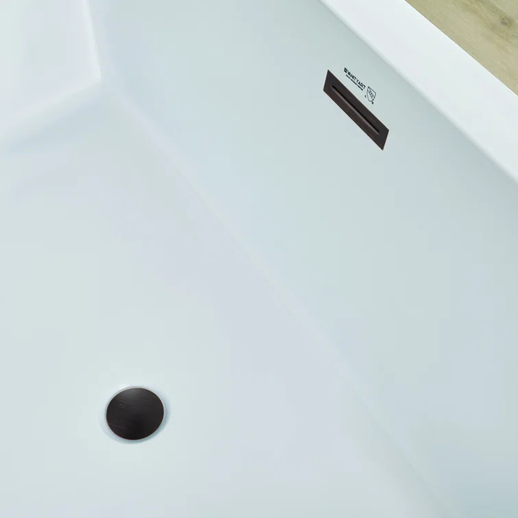 67'' x 31'' Freestanding Soaking Acrylic Bathtub