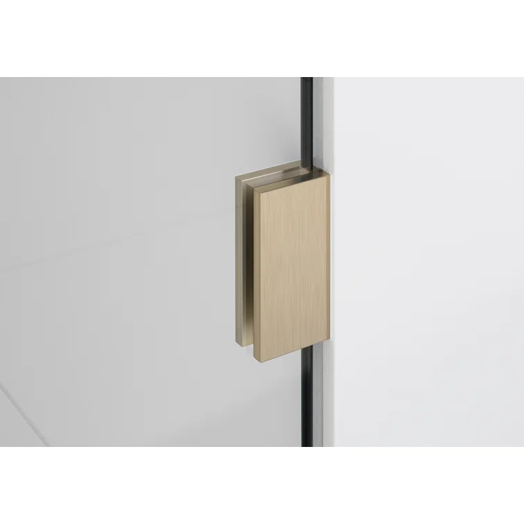 Venus 32 in. x 86.75 in. Fully Frameless Arched Single Fixed Shower Panel