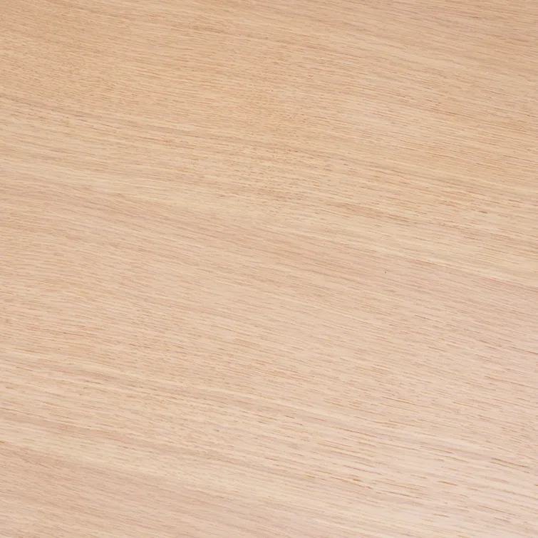 Natural Oak Asymmetrical Leg Dining Table