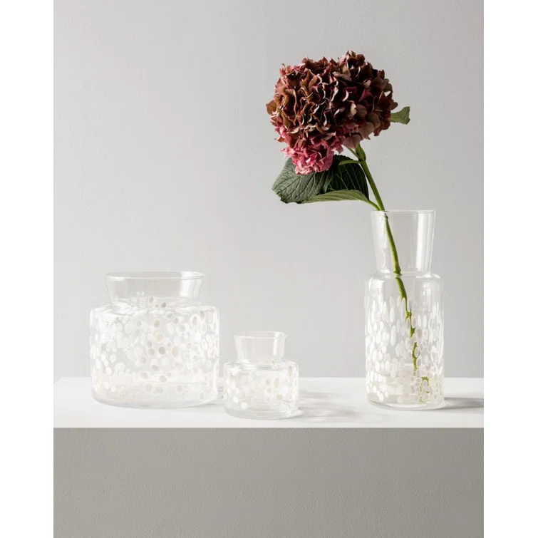 Kosta Boda Meadow Vase Winter Wide