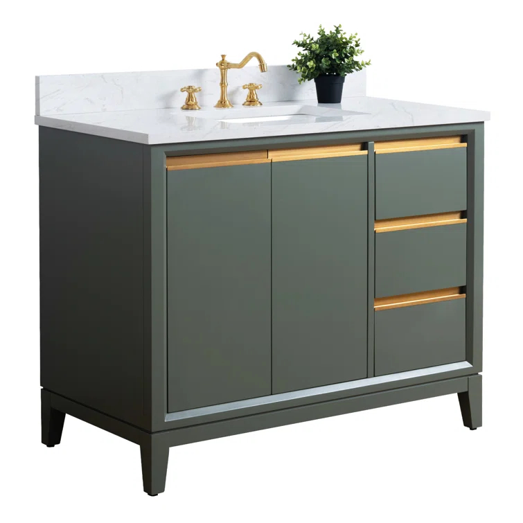 42 Single Bathroom Vanity with Top