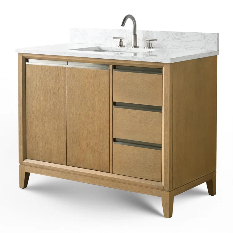 42 Single Bathroom Vanity with Top