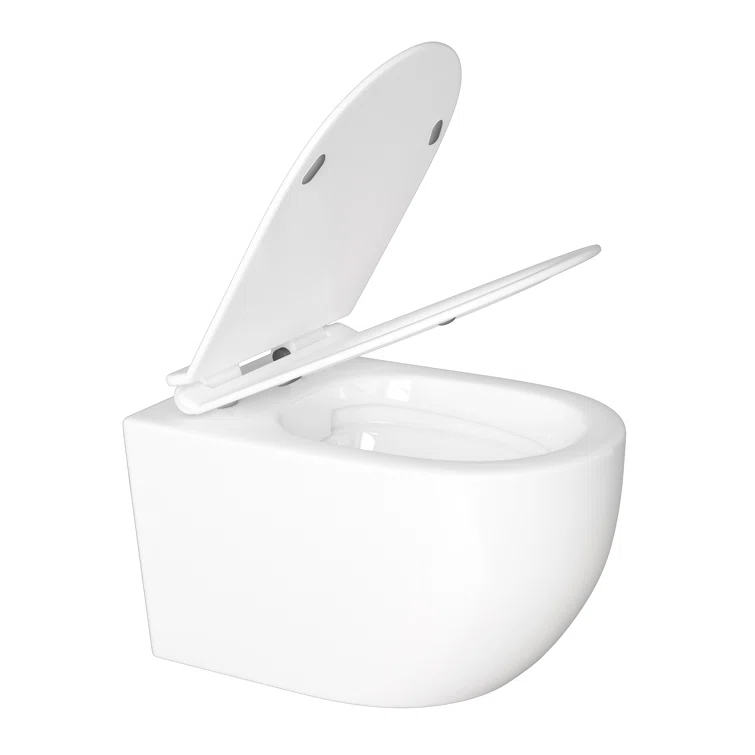 Hampton Elongated Wall Mount Toilet Wall Hung Toilet Bowl