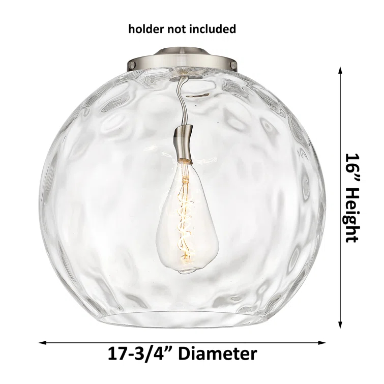 1 - Light Single Drop Pendant Pendant