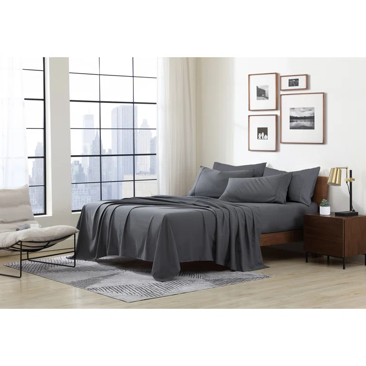 1800 Series Ultra Soft Microfiber Sheet Set with Extra Pillowcases