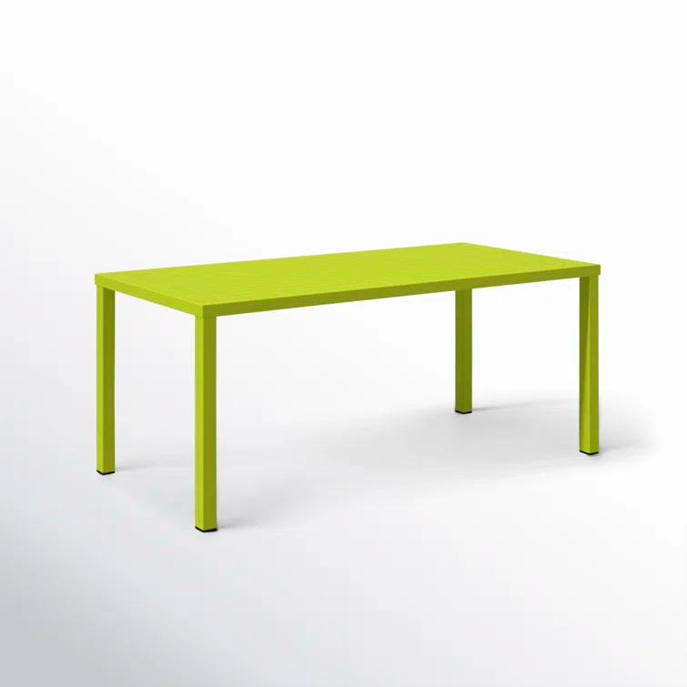 Bette 71'' Metal Outdoor Dining Table