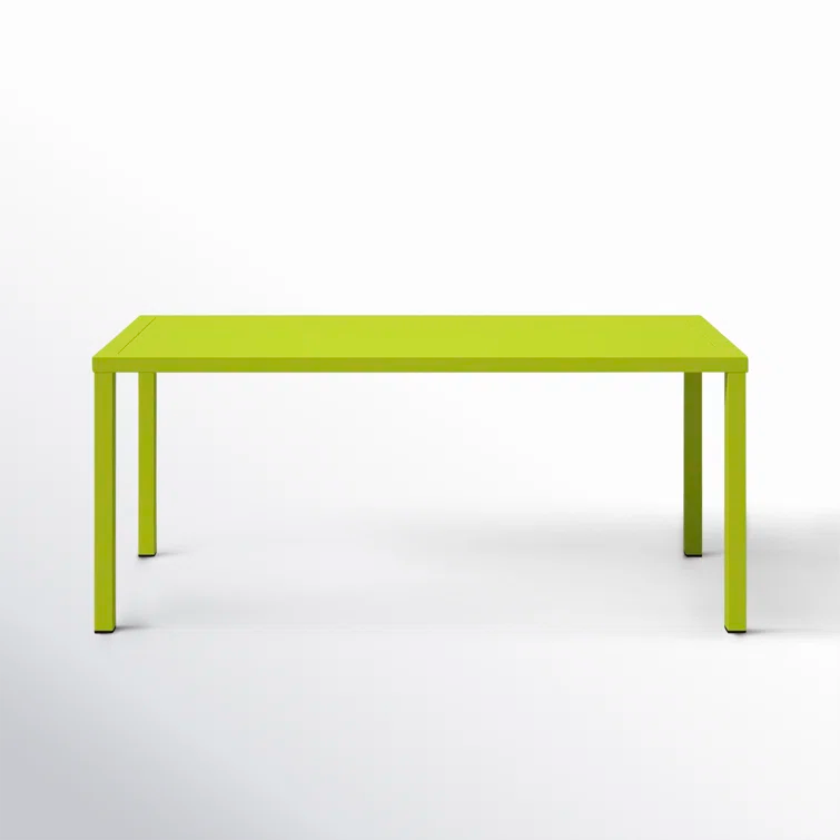 Bette 71'' Metal Outdoor Dining Table