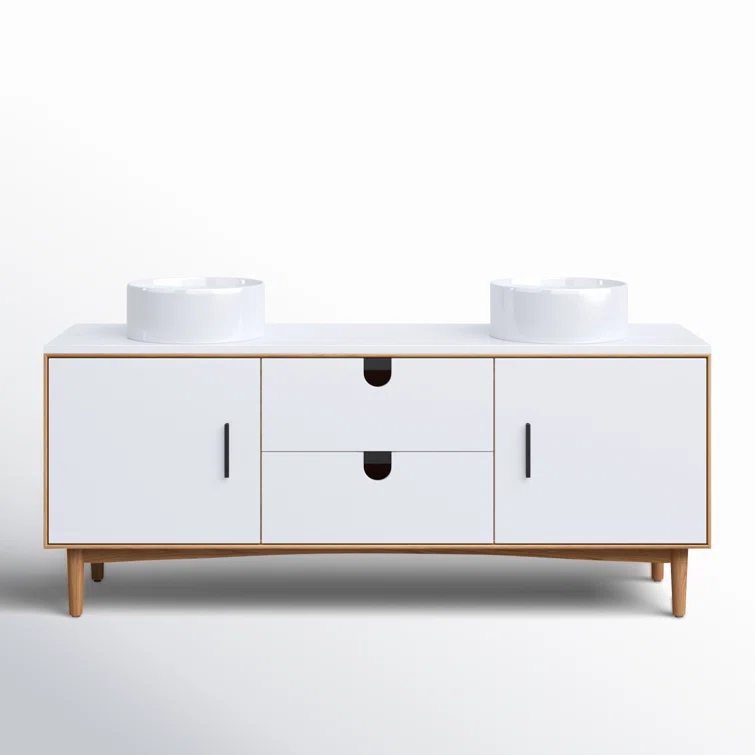 Antonina 72.05'' Double Bathroom Vanity