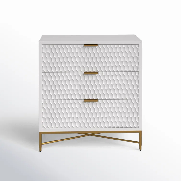 AllModern Capra 3 Drawer 32" W Chest & Reviews | AllModern
