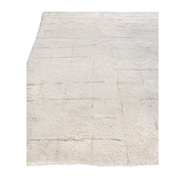 Moroccan Wool Geometric Rug