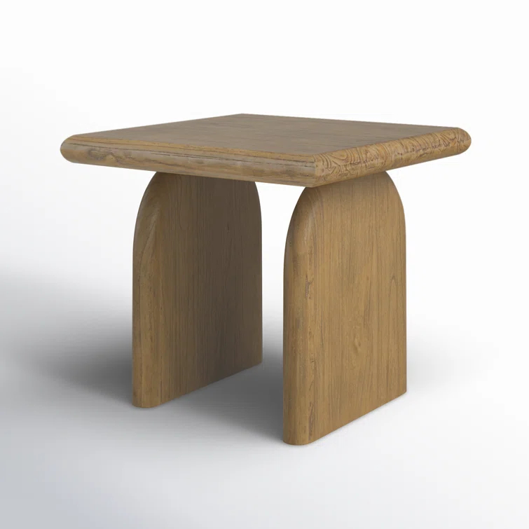 Aged Drift Mindi Square Solid Wood End Table