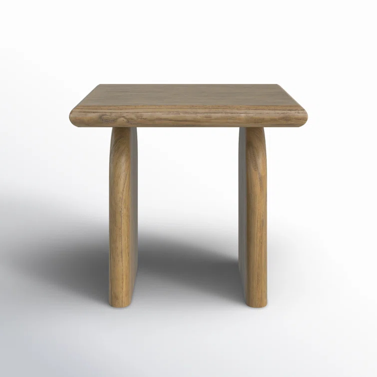 Aged Drift Mindi Square Solid Wood End Table