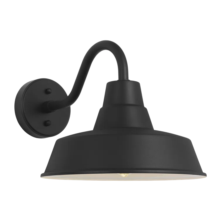 Single Light Dome Outdoor Wall Light