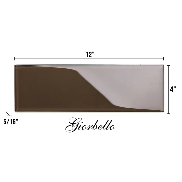 Glass Subway 4" x 12" Wall Tile