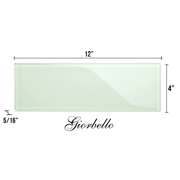 Glass Subway 4" x 12" Wall Tile