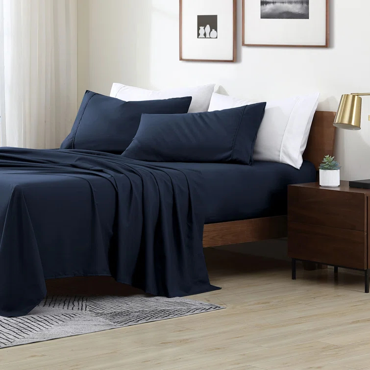 Swift Home 1800 Series Ultra Soft Microfiber Sheet Set with Extra Pillowcases
