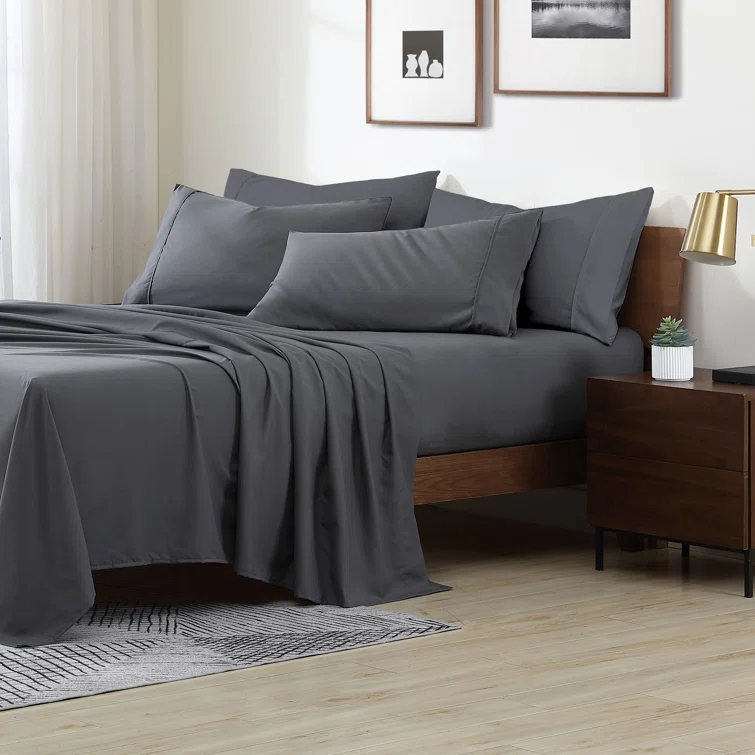 1800 Series Ultra Soft Microfiber Sheet Set with Extra Pillowcases