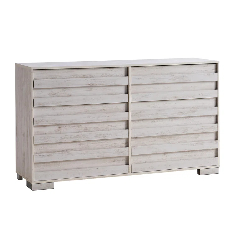 Louby 6 Drawers Dresser For Bedroom, 54" Wide Chest Of Drawers