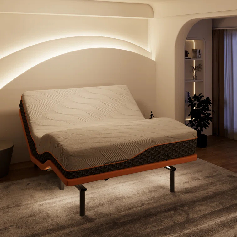 Zero Gravity Adjustable Bed with 14" Hybrid Mattress E3000 Series
