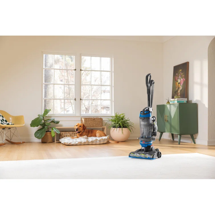 BISSELL CleanView Vacuum with Automatic Cord Rewind, TurboEraser Upholstery Tool, Triple Action Brush Roll Swivel Steering, Extension Wand, Easy-Empty Dirt Tank, Multi-Cyclonic Suction 3839