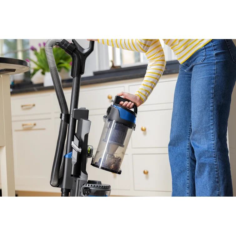 BISSELL CleanView Vacuum with Automatic Cord Rewind, TurboEraser Upholstery Tool, Triple Action Brush Roll Swivel Steering, Extension Wand, Easy-Empty Dirt Tank, Multi-Cyclonic Suction 3839