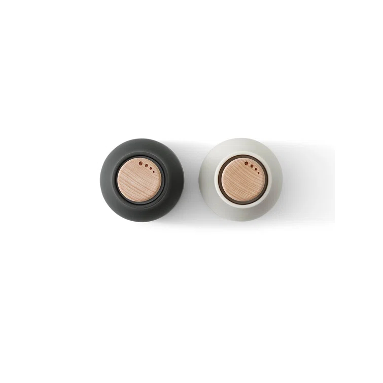 Small Ash and Carbon Beech Bottle Grinders Set