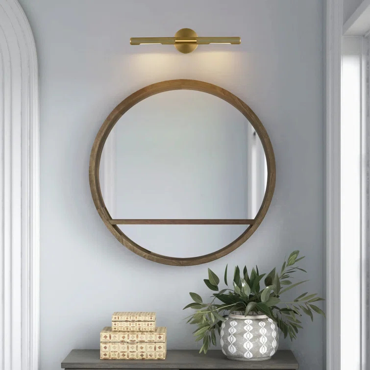 19" Dimmable Luxury LED Wall Sconce 360° Rotatable Picture Light (Bulb Included))