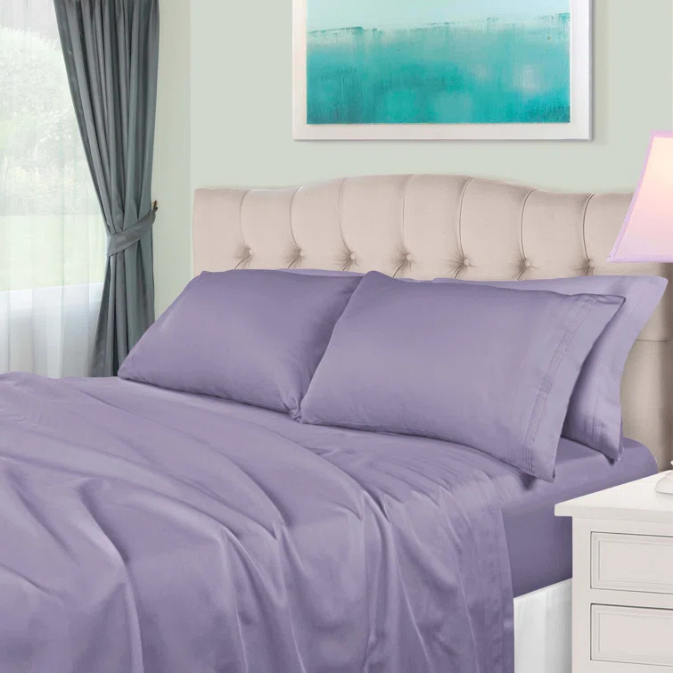 Egyptian Cotton Deep Pocket Solid 650 Thread Count Sheet Set