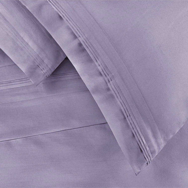Egyptian Cotton Deep Pocket Solid 650 Thread Count Sheet Set